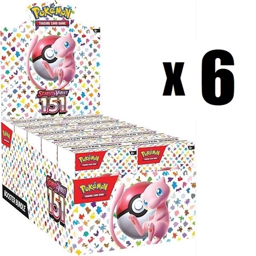 Booster Bundle  x 6 (Case) (Total 360 Booster packs) - Scarlet & violet 151 - Pokemon